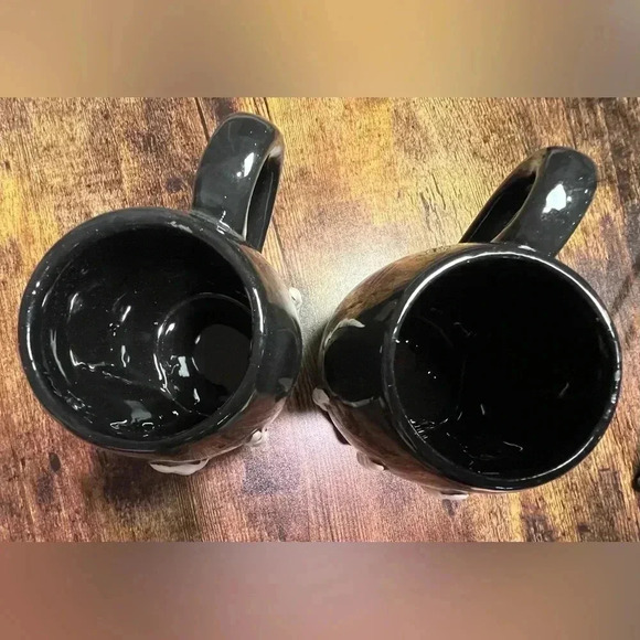 SET: 10 Strawberry Street | Skeleton Hand Ceramic Mugs - Picture 10 of 16